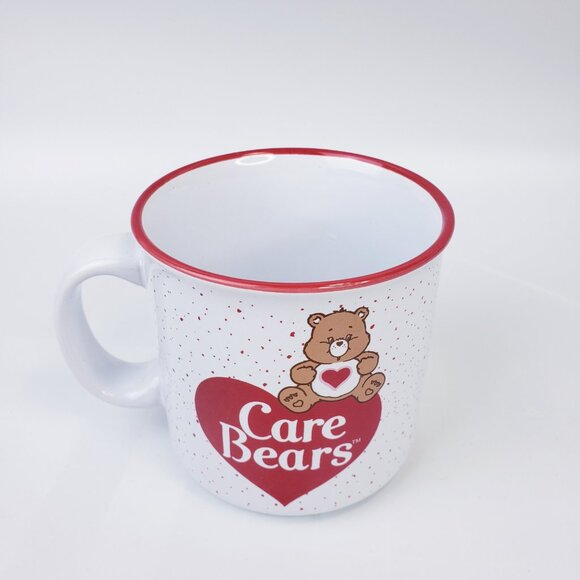 Silver Buffalo Care Bears Tenderheart Bear Heart Logo Ceramic Camper Mug, 20 Oz - Picture 4 of 5
